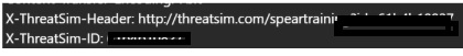 The email header threatsim-id